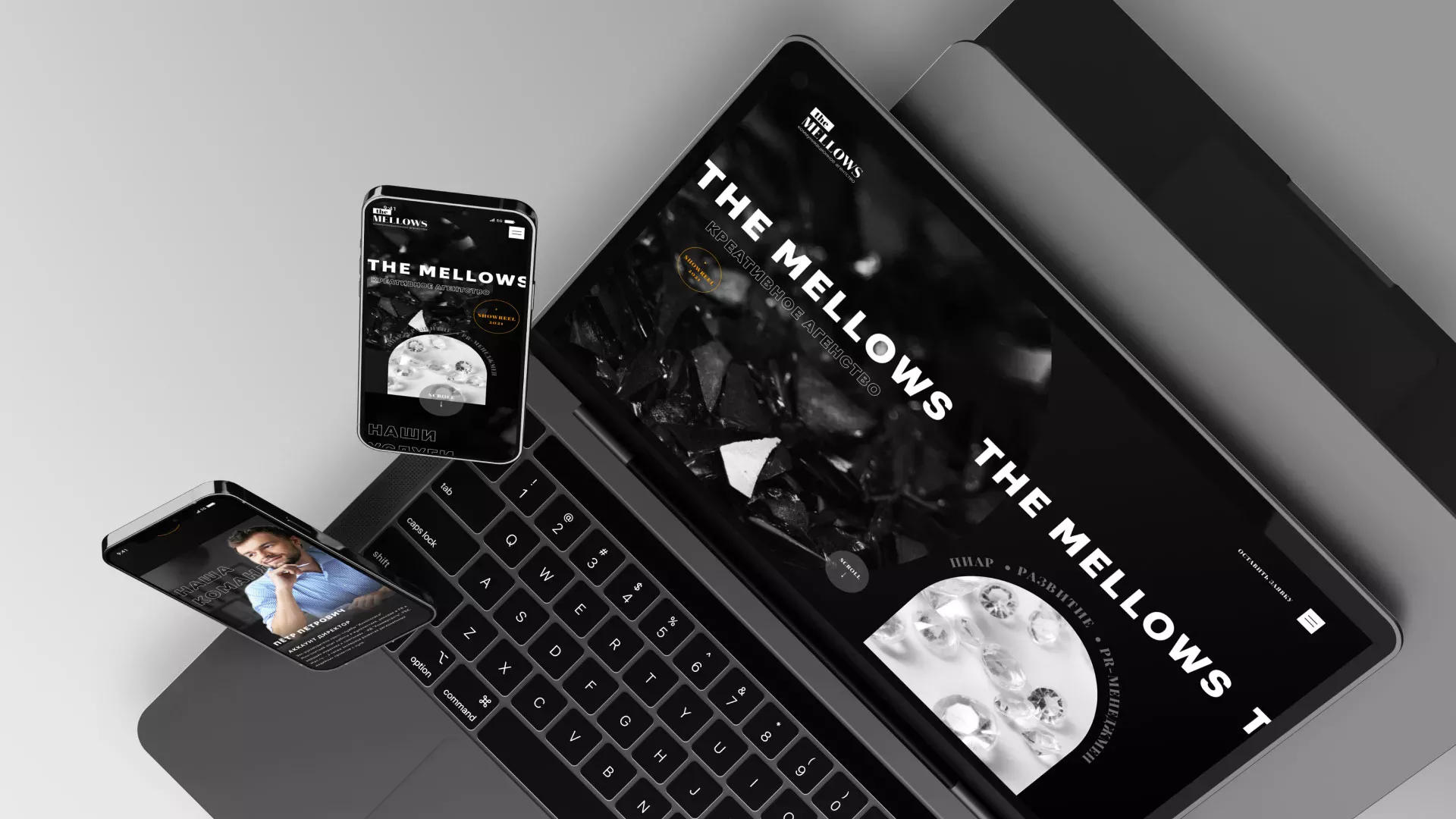 Разработка сайта креативного агентства «The Mellows» в Усинске