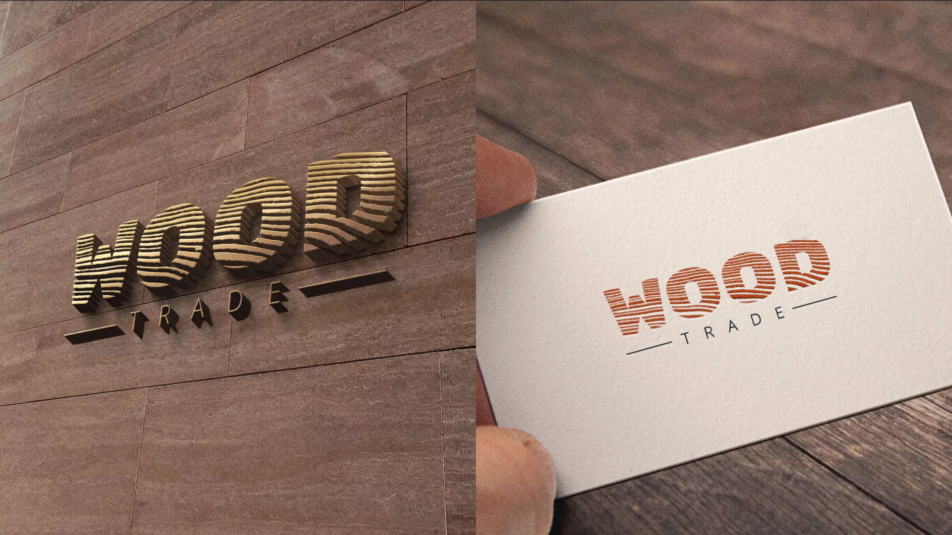 Разработка логотипа для компании «Wood Trade» в Усинске